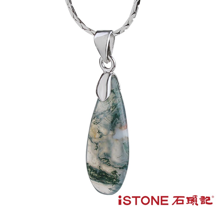 石頭記-瑪瑙項鍊│水草瑪瑙│限量精品│◉20D012